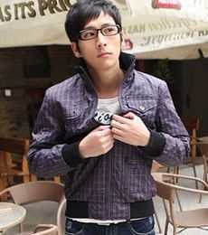 新款韓版休閑男式夾克格子棉服外套轉(zhuǎn)讓 潮流與實(shí)用的完美結(jié)合